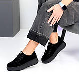 Кросівки жіночі на шнурках замшеві та шкіряні 36-41, фото 9