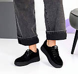 Кросівки жіночі на шнурках замшеві та шкіряні 36-41, фото 10