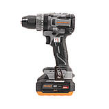 Акумуляторний шуруповерт Procraft Industrial CD20A (20В 4Ач Зп) кейс, фото 5