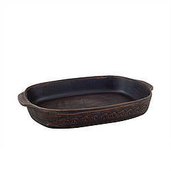 Деко для запікання глиняне 415*260 3,5л (декор) KR5158-2