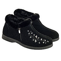 Жіночі повстяні черевики чорні,Розміри: 38,39,40,41.