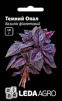 Насіння Базиліку фіолетовий Темний Опал, компактний для відкритого ґрунту та горщиків 10 г (LedaAgro)