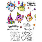 Набір силіконових штампів для скрапбукінгу Свято CHT203, фото 2