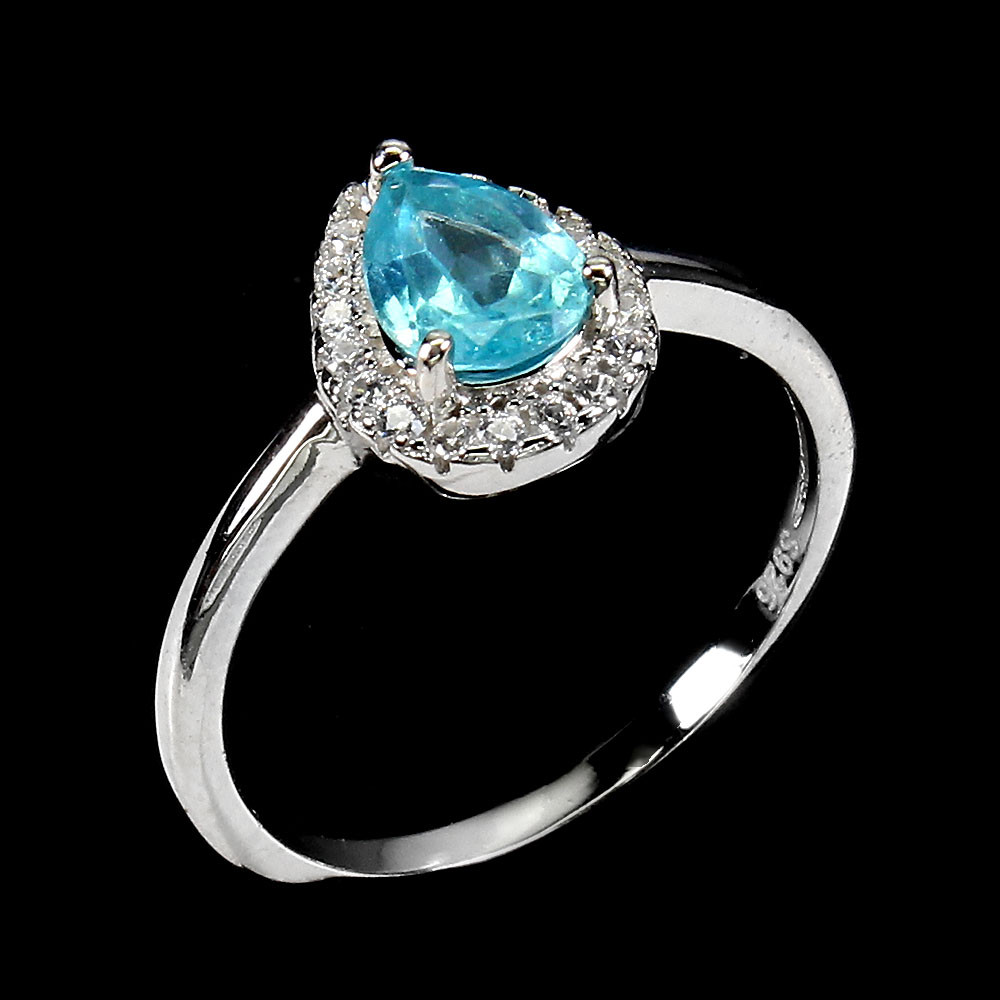 Апатит срібна каблучка, 0583ЛА, фото 1