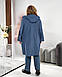 Плащ жіночий на блискавці 1468ну р.56-70 New, фото 5