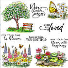 Набір силіконових штампів для скрапбукінгу Природа CHT205, фото 2