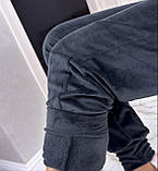 Костюм жіночий велюровий на флісі з декором, фото 3