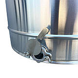 Медогонка 4-рамкова поворотна ручна BeeStar, з нержавіючої сталі AISI 304 (без ніжок), фото 2