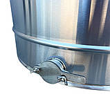 Медогонка 4-рамкова поворотна ручна BeeStar, з нержавіючої сталі AISI 304 (без ніжок), фото 3