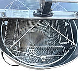 Медогонка 4-рамкова поворотна ручна BeeStar, з нержавіючої сталі AISI 304 (без ніжок), фото 4