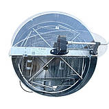 Медогонка 4-рамкова поворотна ручна BeeStar, з нержавіючої сталі AISI 304 (без ніжок), фото 5