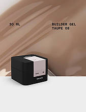 BIBLIOTEKA Builder Gel № 08 Taupe – Холодний беж, 30 мл
