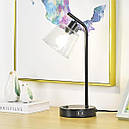 Настільна лампа декоративна VALESO LT91089E BK чорна, фото 3