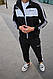 Спортивний костюм чорний Adidas / Чоловічий та жіночий спортивний костюм Adidas кофта+штани + 2 пари шкарпеток - фото 3 - id-p2742539759