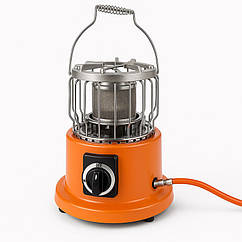 Портативний газовий обігрівач 2 в 1 APG-3000S з плитою (1,2–3,8 кВт) | для намету, кемпінгу та дачі