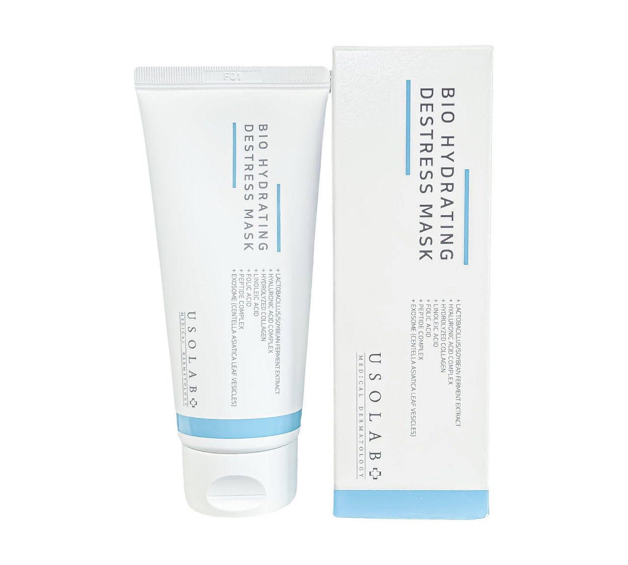 Usolab Bio Hydrating Destress Mask 100 ml - Зволожуюча маска-антистрес, фото 1