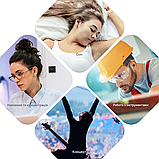 Багаторазові беруші для сну, зниження шуму (25-30 дБ) з 8 насадками, м'які для захисту слуху, фото 7