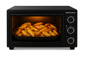 Духовка електрична настільна Grunhelm GN36KА 36 л 420 Вт електрична піч з конвекцією