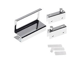 Набір для скла ZS 9004 (2 завіси + ручка хром)