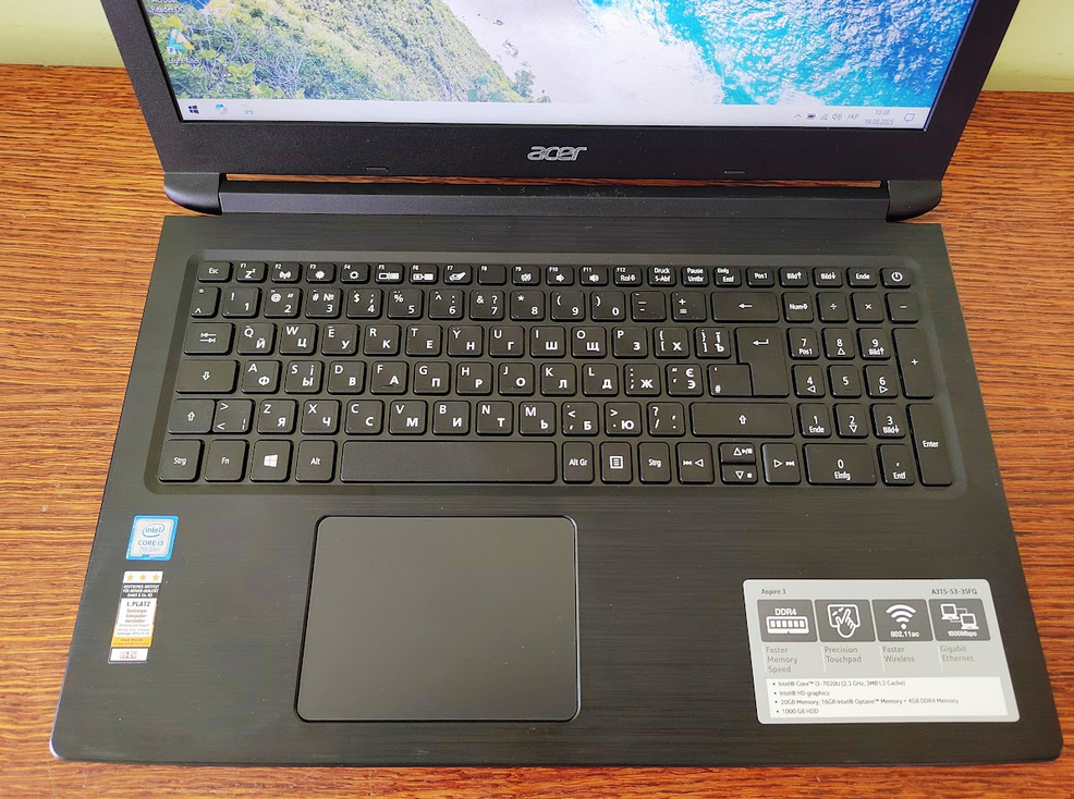Ноутбук Acer Aspire A315-53/15.6 HD/i3 7020U/8/120 Б/В, фото 1