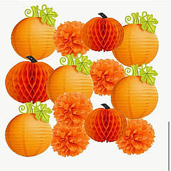 Набір декору на Осінню тематику Autumn Pumpkins, 13  шт