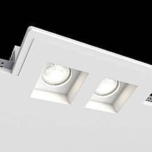 Гіпсовий світильникPromin Double ClassikL 250x150mm МГВ -120mm білий Double Classik L, фото 2