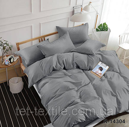 Комплект постільної білизни в подарунковій коробці Ранфорс євро розмір, фото 1