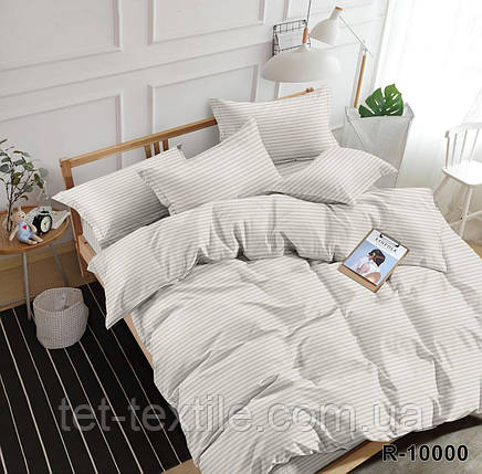 Комплект постільної білизни в подарунковій коробці Ранфорс євро розмір, фото 1
