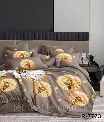 Комплект постільної білизни в подарунковій коробці Ранфорс євро розмір, фото 1