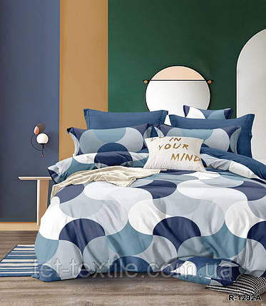Комплект постільної білизни в подарунковій коробці Ранфорс євро розмір, фото 1