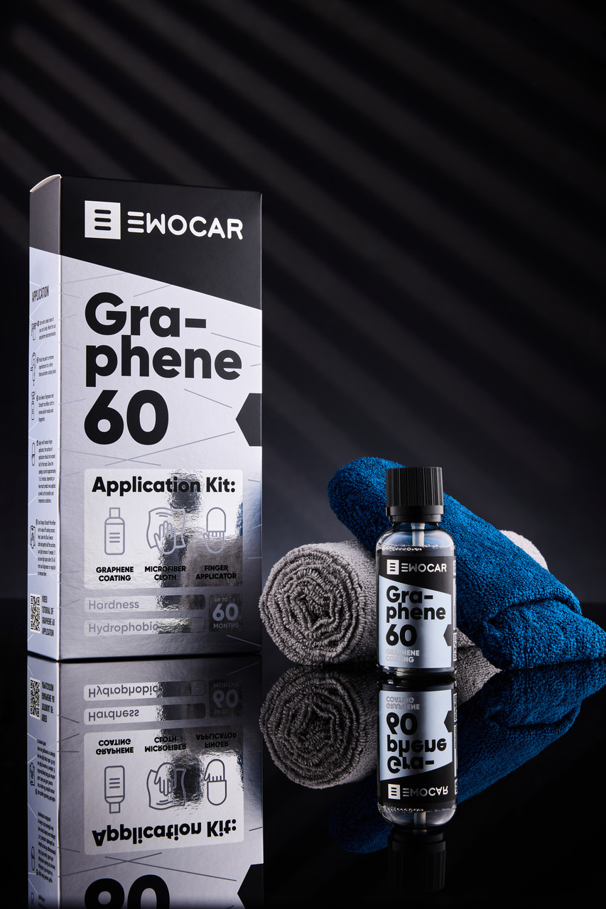 Комплект керамічного покриття кузова EWOCAR Graphene 60 Kit 30ml (60 міс), фото 1