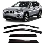 Дефлектори вікон, вітровики Jeep Cherokee (KL) 2013-2021 4шт. (HIC/Тайвань), фото 7