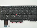 Клавіатура для Lenovo Thinkpad P14s G1 G2, T14 G1 G2, UA/RU, з підсвічуванням, оригінальна, фото 2