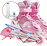 Вісь болтова 6×30 мм для колеса самоката, роликів, валізи, фото 4