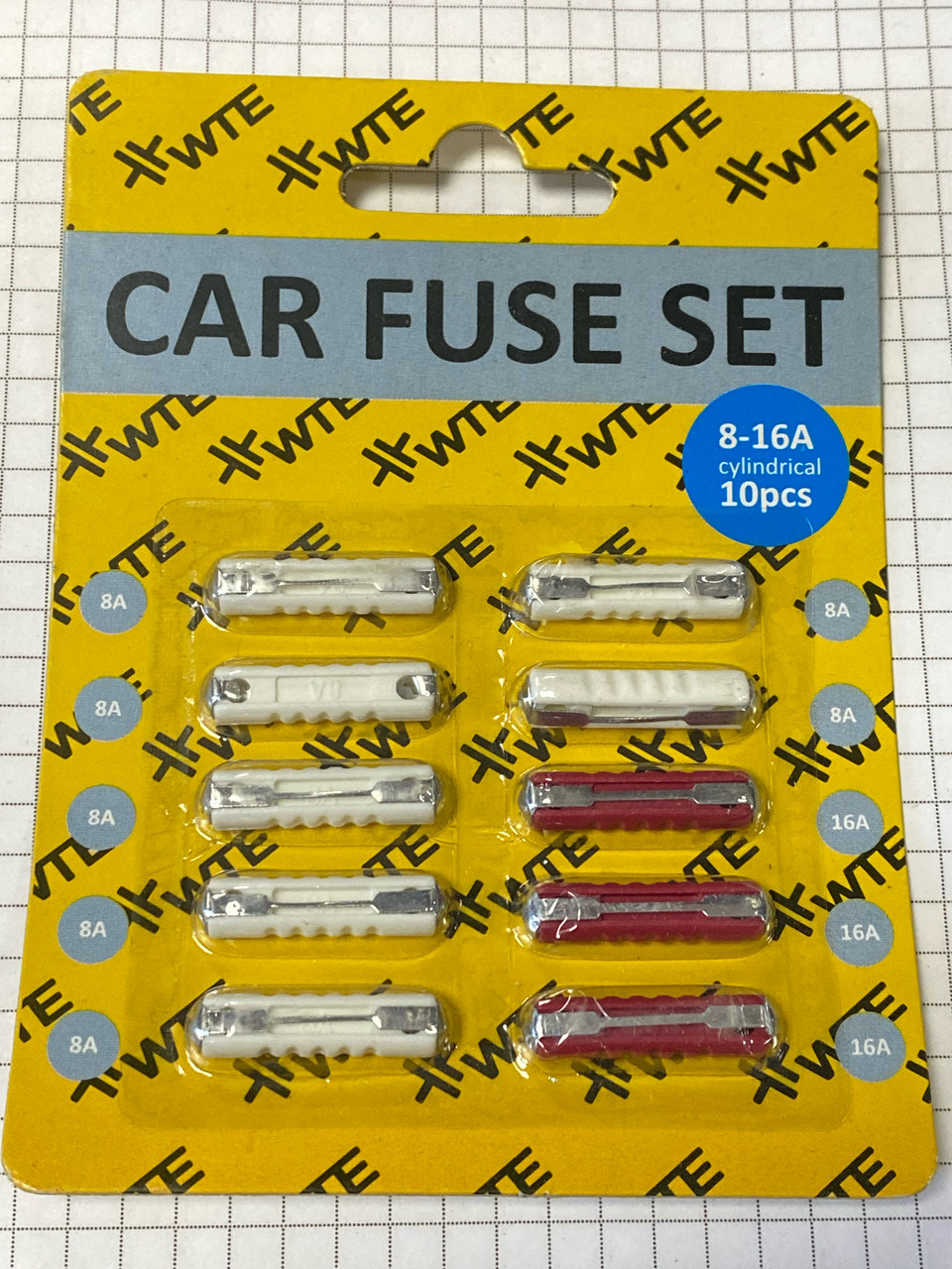 Запобіжники циліндричні круглі Таврія Славута ЗАЗ 1102 1103 1105 ВАЗ ГАЗ УАЗ WTE