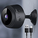 Міні-камера відеоспостереження A9 з Wi-Fi, Full HD / Бездротова IP камера на акумуляторі, фото 2
