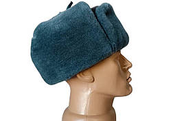 Шапка-вушанка СРСР оригінал — армійська зимова 56 розмір, фото 3