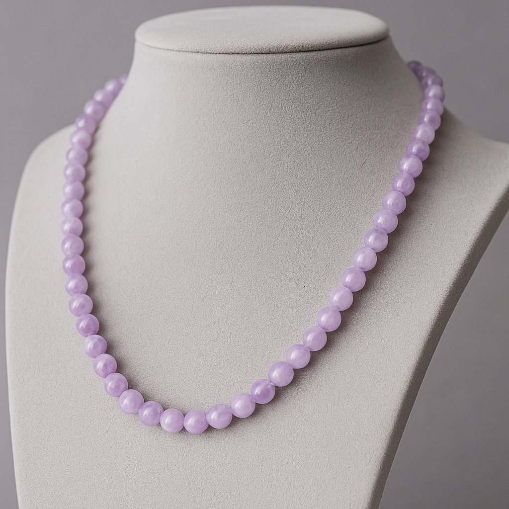 Аметист Лаванда Ø8 намисто, 0573ОА, фото 1