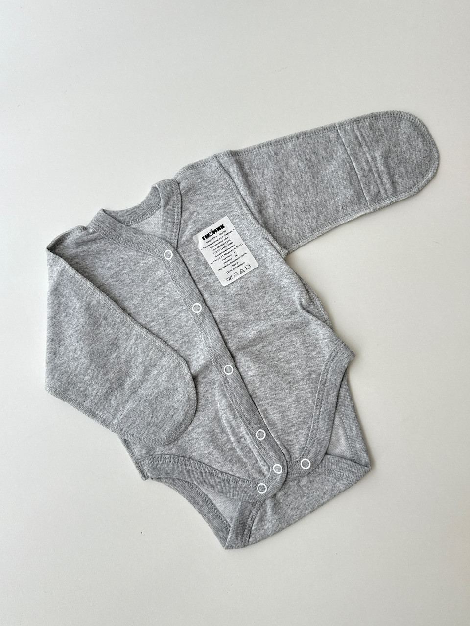 Напівкомбінезон-боді з начосом 56р, фото 1