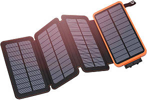Портативний зарядний пристрій Hiluckey Solar Charger 25000mAh