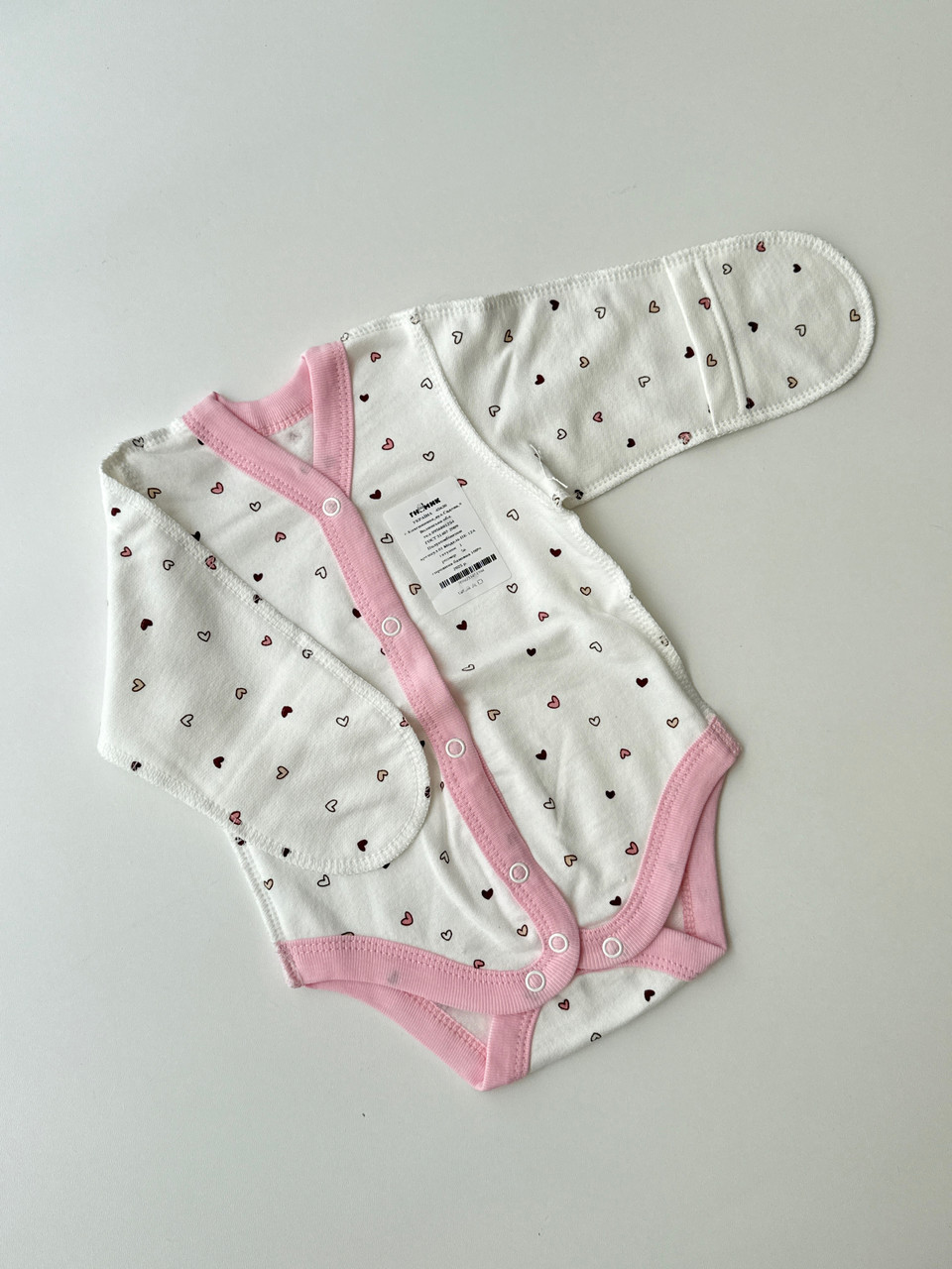 Напівкомбінезон-боді з начосом 56р, фото 1