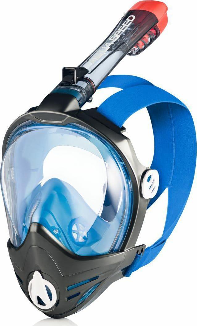 Повнолицьова маска Aqua Speed BRIZO 8739 синій Уні S/M Акція, знижка