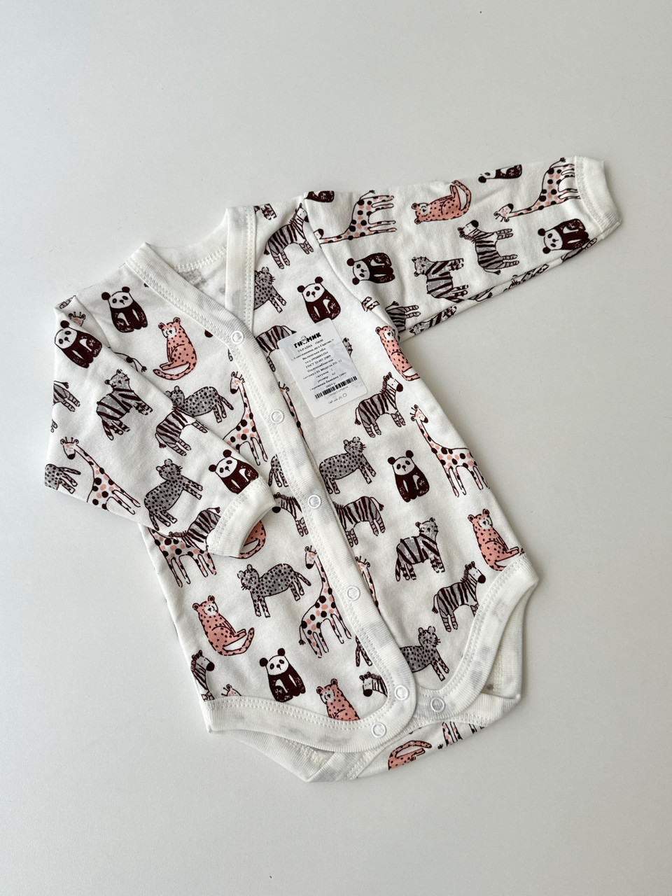 Напівкомбінезон-боді з начосом 62р, фото 1