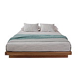 Ліжко двоспальне "Затока" з натурального дерева для готелів, фото 2