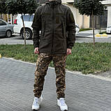 Тактична куртка ЗСУ Softshell. Куртка військова демісезонна із захистом від вітру і дощу, фото 4
