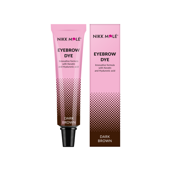 Фарба для брів і вій Nikk Mole Dark Brown