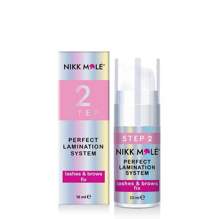 Склад 2 Nikk Mole для ламінування брів і вій, 10 мл, фото 1