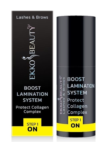 Склад для ламінування вій та брів Ekko Beauty Boost Lamination System Step 1, 10 мл