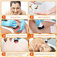 Апарат кавітації SVS 4 в 1 40K  для схуднення, ліфтингу та догляду за шкірою обличчя і тіла, фото 2