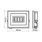 LED прожектор TITANUM TLF106 10W 6500K, фото 5